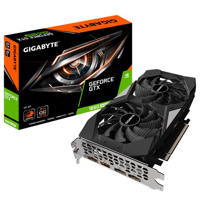 31041 Vga Gigabyte Geforce Gtx 1660 Super Oc 6g Gv N166soc 6gd
